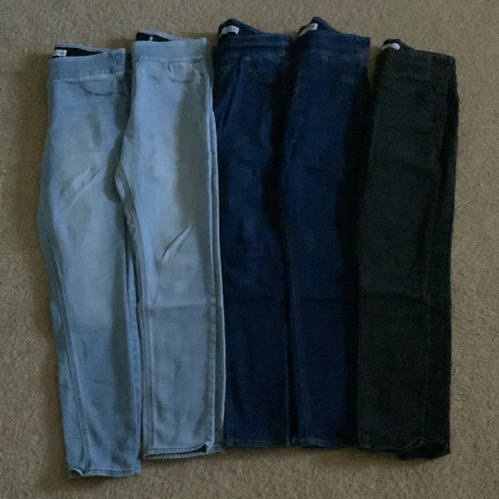 Old Navy Rockstar Super Skinny Jeggings Mid-rise pull on size 8 women’s bundle